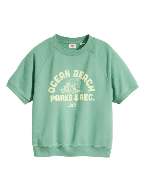 Moletom Graphic Signature Marina Crew verde