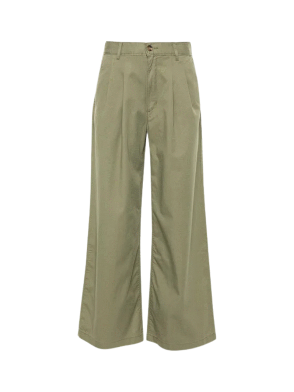 Calça Pleated Wide Leg Trousers