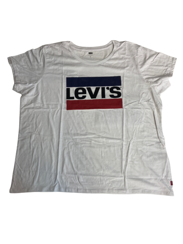 Camiseta Levis Branca com Estampa
