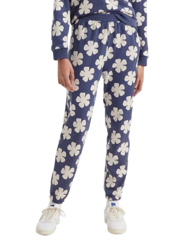 Calça Moletom Levi’s Everyday Roxa com Estampa Floral