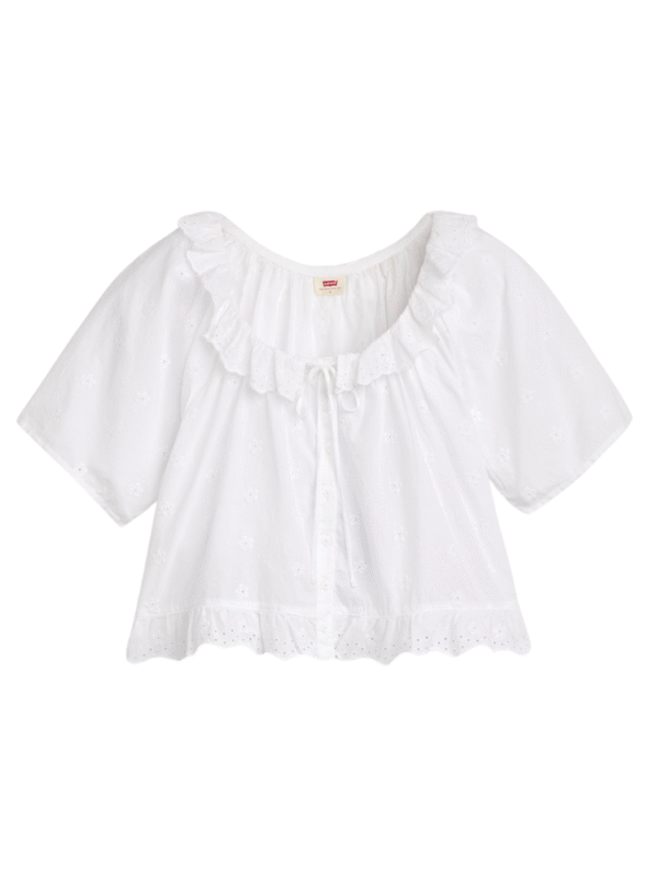 Blusa Levi’s Lyka Branca Manga Curta