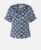Camisa Levis Ember Bowling Mc Azul Estampa Poá