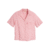 Camisa Joyce resort rosa manga longa