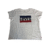 Camiseta Levis Branca com Estampa