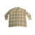 Camisa Xadrez Amarela e Branca Levis