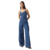 Macacão Jeans Levi’s Bustier Jumpsuit Lavagem Escura